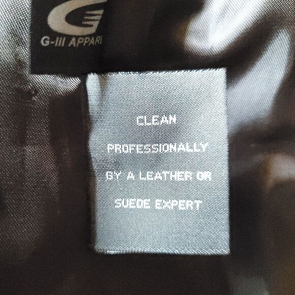 Kenneth Cole Reaction Women Size Small Chocolate Brown Leather Jacket Military - Picture 9 of 12